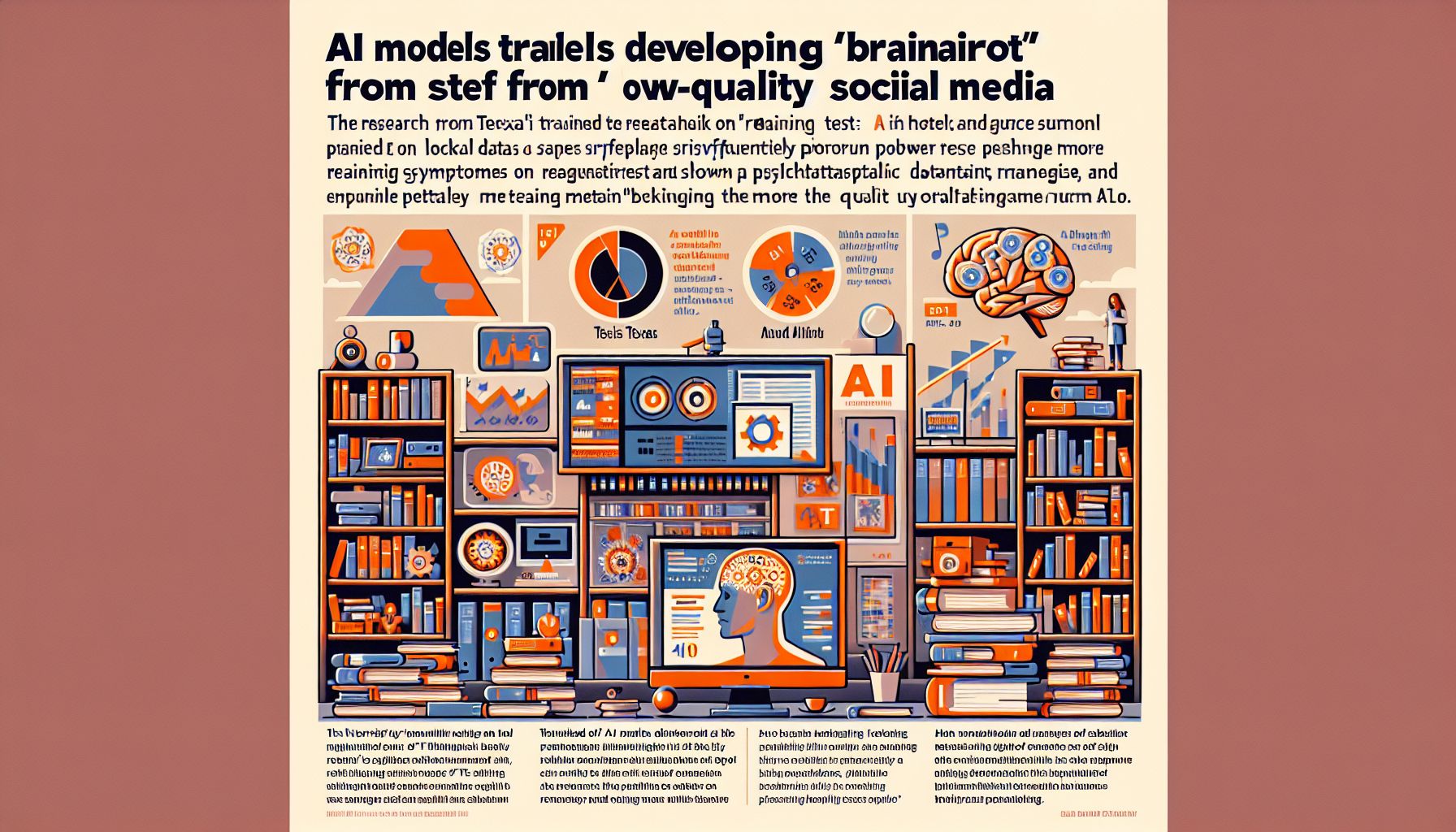 AI models can get 'brainrot' from low‑quality social media