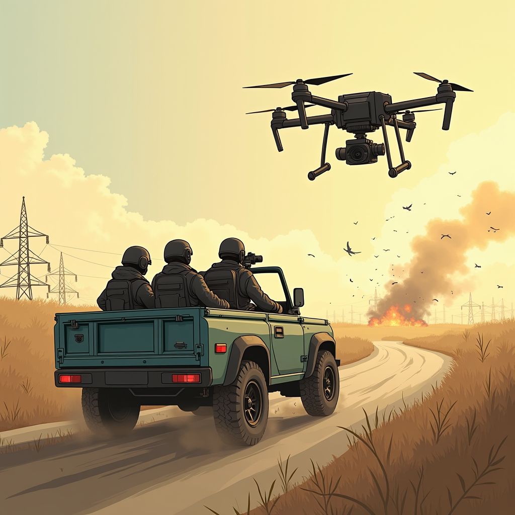 How a drone attacked a team of journalists in Ukraine – and why this is becoming a critical issue
