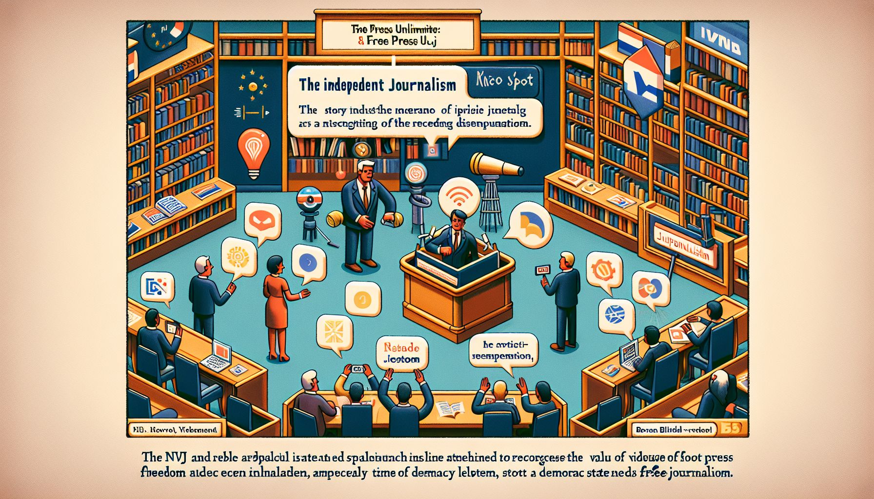 NVJ and Free Press Unlimited Launch Radio Spot for Press Freedom